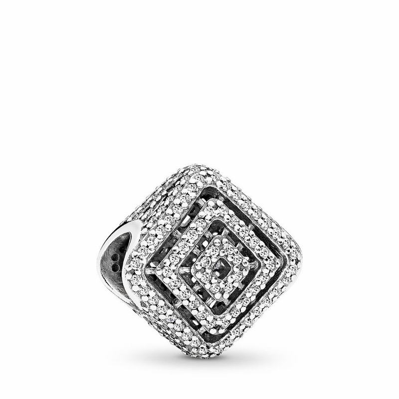 Talismane Pandora Geometric Lines Argint (fYnNaMC0)